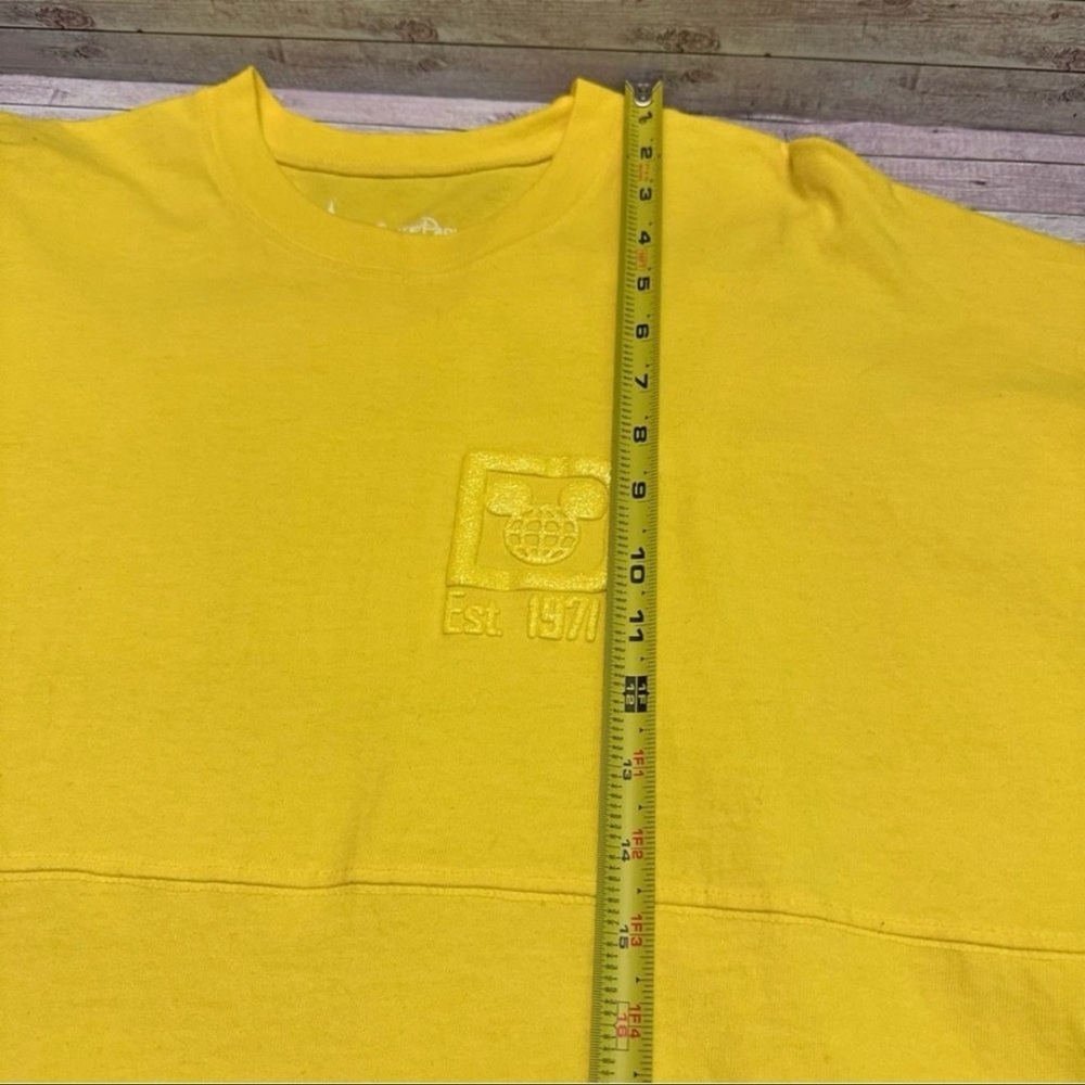 Disney Parks Spirit Jersey in Vibrant Yellow size L - Picture 5 of 10